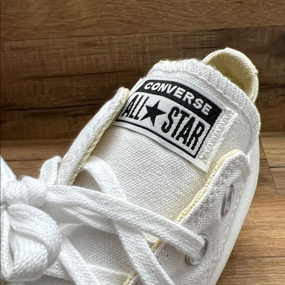 Converse All Star platform White Low-Top Sneakers - Picture 8 of 9